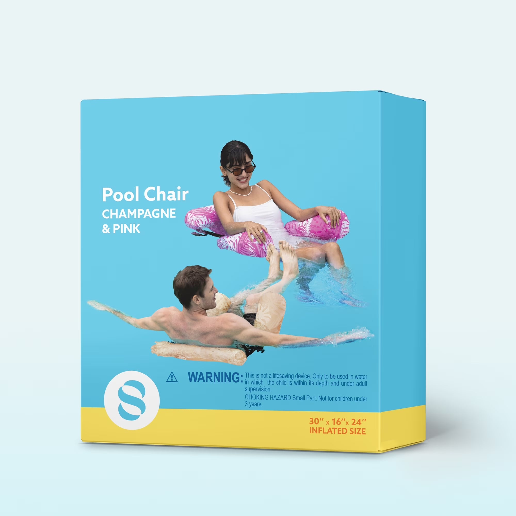 2PCS Pool Chairs,Inflatable Pool Floats for Adults,Blow up Pool Noodles Floats for Pool Party Summer Water Fun