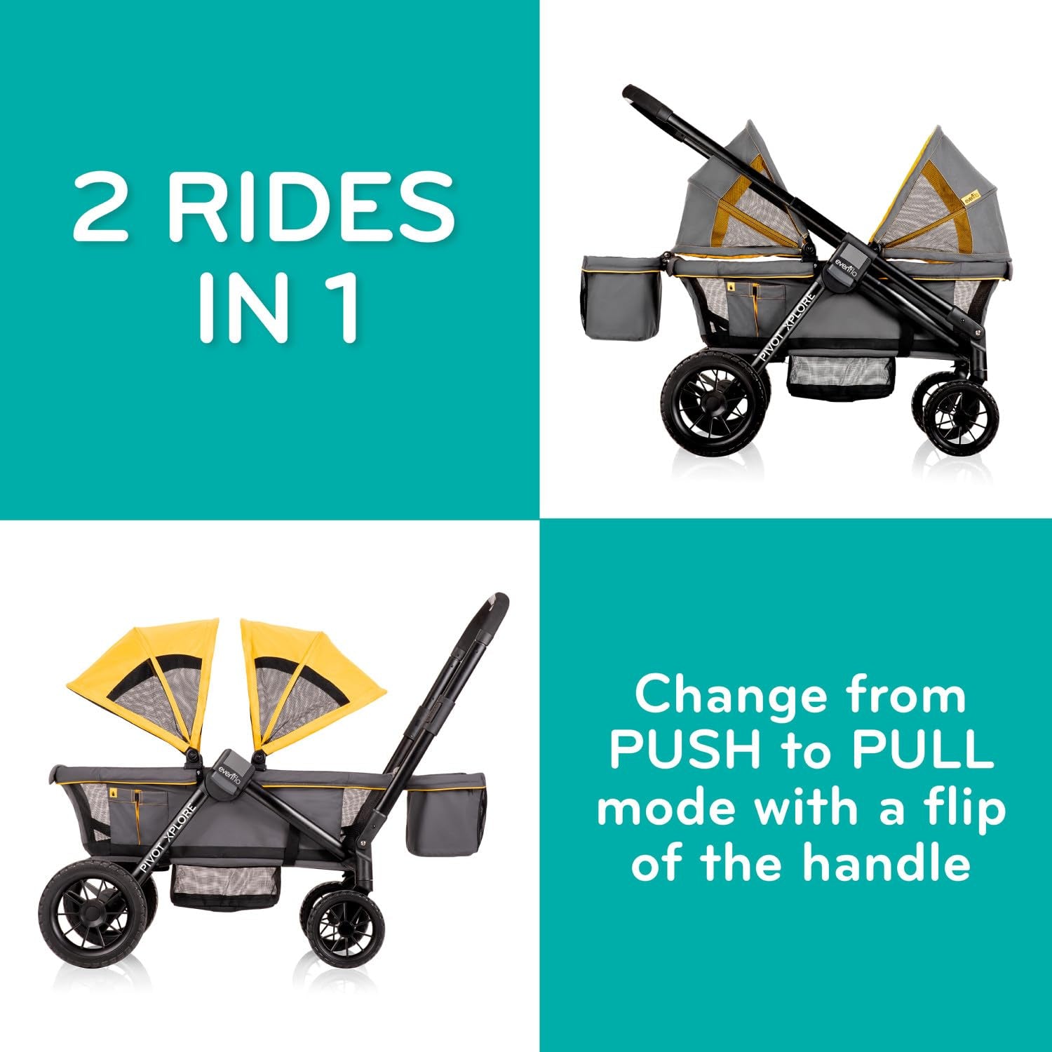 Discover Adventure with the Pivot Xplore All-Terrain Stroller Wagon in Ranger Green