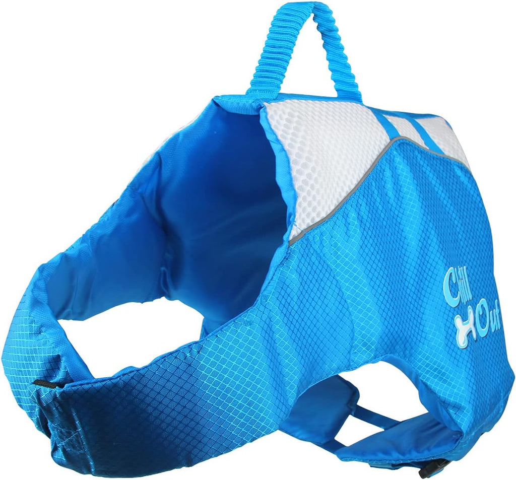 Dog Pool Float Dog Life Jacket,Dog Life Vest,Dog Life Vest for Boat,Dog Vest,Dog Jacket,Dog Life Vests for Swimming,With Superior Buoyancy & Rescue Handle
