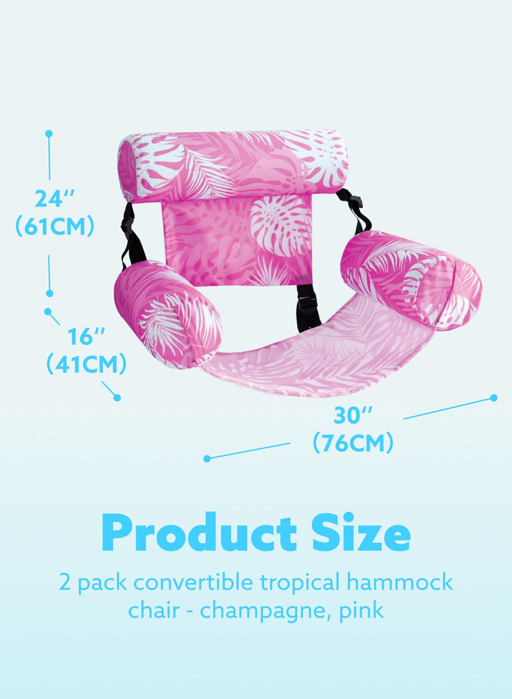 2PCS Pool Chairs,Inflatable Pool Floats for Adults,Blow up Pool Noodles Floats for Pool Party Summer Water Fun